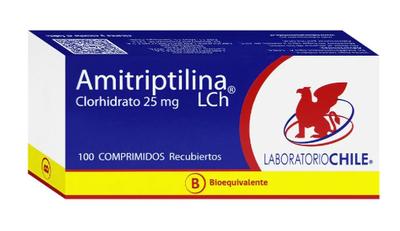 [900788] AMITRIPTILINA 25 MG X 100 COMP LCH BE (GENER) (PTM)
