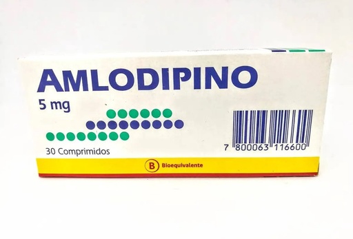 [900539] AMLODIPINO  5 MG MINTLAB X 30 COMP (GENER)