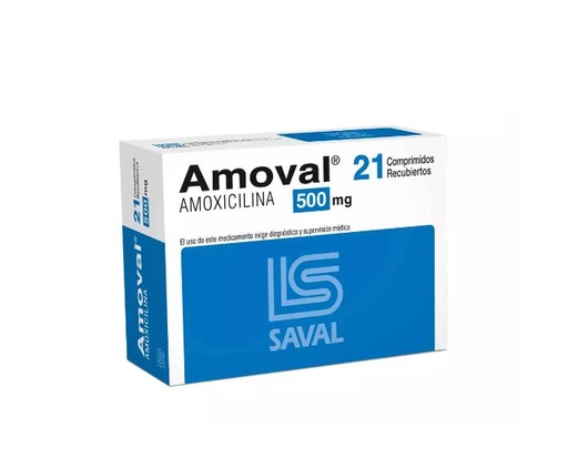 [7800060017245] AMOVAL 500 MG X 21 COMP (AMOXICILINA) (PTM)