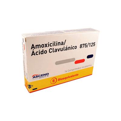 [900027] AMOXICILINA/CLAVULANICO 875/125 ASCEND X 14 COMP (GENER)