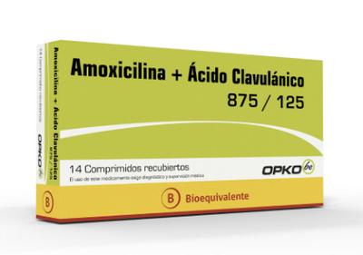 [905295] AMOXICILINA/CLAVULANICO 875/125 OPKO X 14 COMP (GENER)