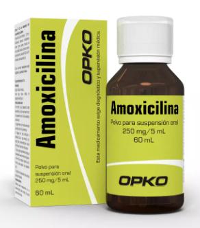 [901425] AMOXICILINA JARABE 250 MG/5 ML OPKO X 60 ML (PTM) (GENER)