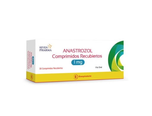 [8903726184233] ANASTROZOL 1 MG SEVEN PHARMA X 30 COMP RECUB