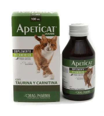 [905368] APETICAT JARABE X 100 ML (TAURINA/CARNITINA/VITAMINAS) (VET)