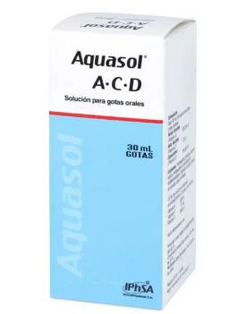 [902155] AQUASOL ACD GOTAS X 30 ML (VITAMINAS ADC) (PTM)***