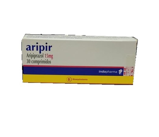 [8902281611246] ARIPIPRAZOL 15 MG INDOPHARMA X 30 COMP (ARIPIR) (GENER)