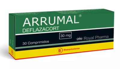 [1619971923199] ARRUMAL 30 MG X 30 COMP (DEFLAZACORT)