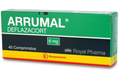 [1619971933770] ARRUMAL 6 MG X 40 COMP (DEFLAZACORT)***