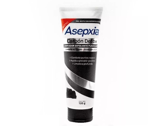 [1613071450576] ASEPXIA CARBON DETOX CREMA EXFOLIANTE X 120 GR
