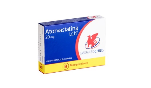 [902375] ATORVASTATINA 20 MG LCH X 30 COMP (GENER) (PTM)