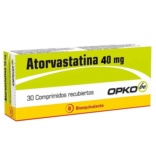 [7804620835386] ATORVASTATINA 40 MG OPKO BE X 30 COMP (GENER)