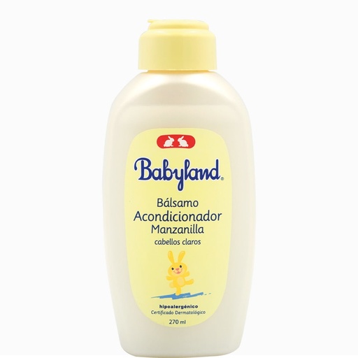 [1574794857152] BABYLAND ACONDICIONADOR MANZANILLA X 270 ML