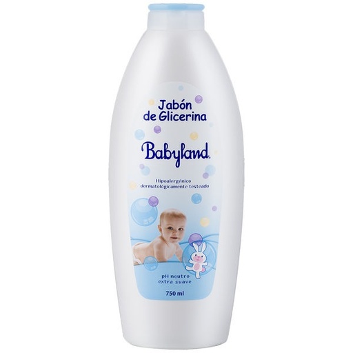 [905201] BABYLAND JABON GLICERINA CELESTE/ROSADO 750 ML