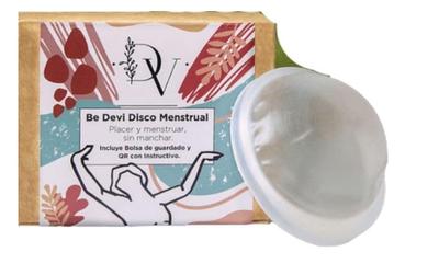 [20210110084] BE DEVI DISCO MENSTRUAL (INCLUYE BOLSA E INSTRUCTIVO QR)