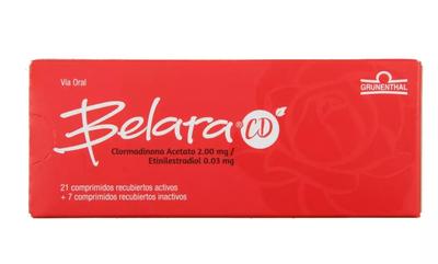 [1567025946916] BELARA CD X 21+7 COMP (CLORMADINONA/ETINILESTRADIOL) (HORM)