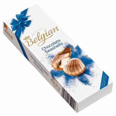 [902123] BELGIAN CHOCOLATE SEASHELLS 65 GR (AZUL) (ALIM)
