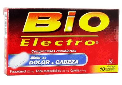 [904223] BIOELECTRO X 10 COMP (AC. ACETILSALICILICO/CAFEINA/PARACETAMOL)***