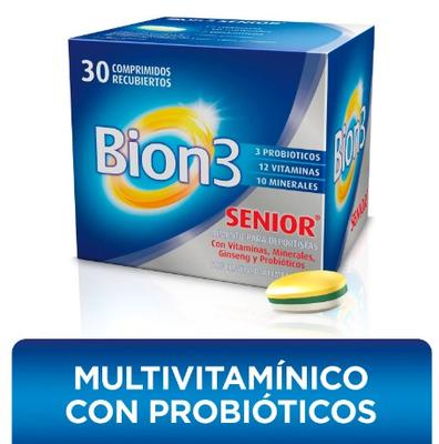 [903608] BION 3 SENIOR X 30 COMP (VITAMINAS/MINERAL/PROBIOTICOS)