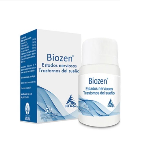 [7803504003149] BIOZEN X 50 COMP SUBLINGUALES KNOP