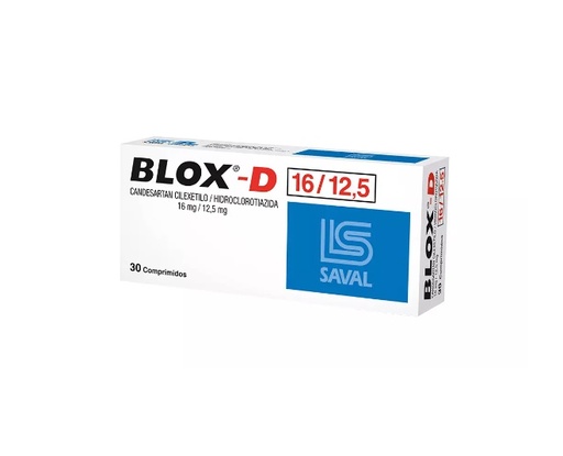[902948] BLOX D 16/12,5 MG X 30 COMP (CANDESARTAN /HIDROCLOROTIAZIDA)