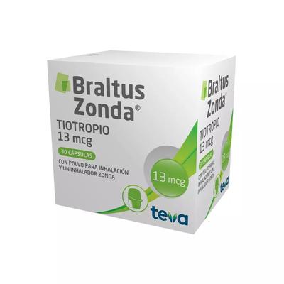 [7800007806345] BRALTUS ZONDA 13 MCG X 30 CAP CON POLVO PARA INH + INHALADOR ZONDA (TIOTROPIO)