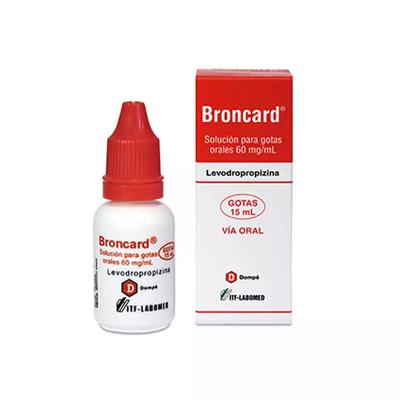 [902178] BRONCARD GOTAS 60 MG/ML X 15 ML (LEVODROPROPIZINA)***