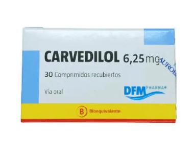 [7801000000587] CARVEDILOL  6,25 MG DFM PHARMA X 30 COMP (GENER)