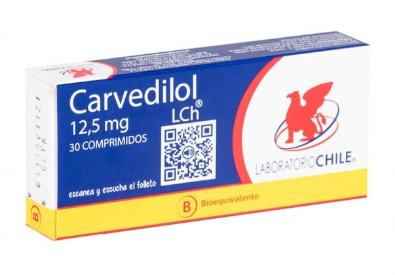 [901124] CARVEDILOL 12.5 MG LCH X 30 COMP (GENER)