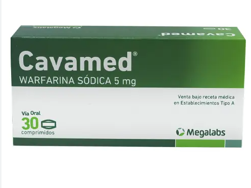 [1619975141720] CAVAMED 5 MG X 30 COMP (WARFARINA)