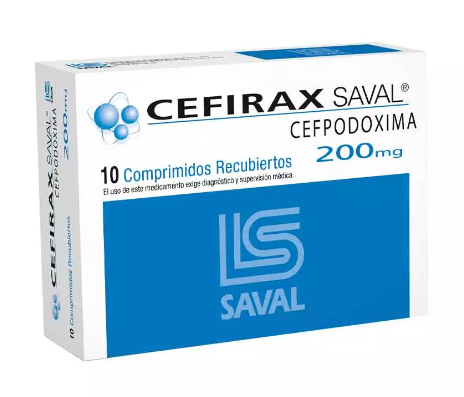 [901592] CEFIRAX 200 MG X 10 COMP (CEFPODOXIMA)
