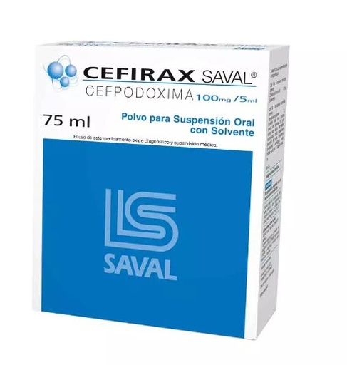 [902917] CEFIRAX JARABE 100 MG/5 ML X 75 ML (CEFPODOXIMA)