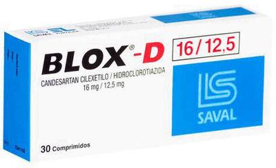 [9990011] CENABAST CANDESARTAN /HIDROCLOROTIAZIDA 16/12,5 MG X 30 COMP (BLOX D 16/12,5 MG)
