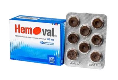 [7800060124677] CENABAST HIERRO III POLIMALTOSADO 100 MG X 40 COMP MAST (HEMOVAL)