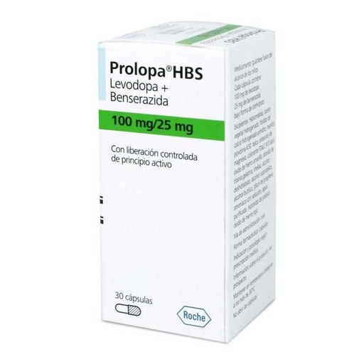 [7896226503813] CENABAST LEVODOPA/BENSERAZIDA 100/25 MG X 30 COMP (PROLOPA HBS)