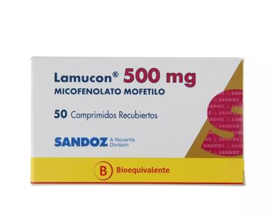 [1603397463181] CENABAST MICOFENOLATO MOFETILO 500 MG X 50 COMP (LAMUCON)