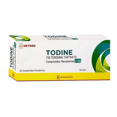 [1612813232187] CENABAST TOLTERODINA 2 MG X 30 COMP (TODINE)***