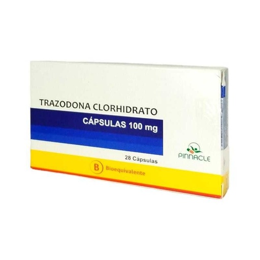 [7804677770227] CENABAST TRAZODONA 100 MG PINNACLE X 28 CAPS (GENER)