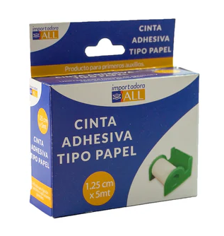 [6938056214017] CINTA ADH. BLANCA  C/DISP 1,25 CM ALL X 5 MT