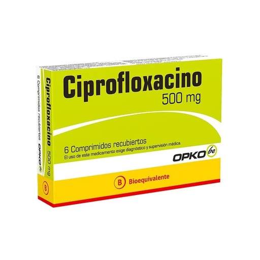 [900076] CIPROFLOXACINO 500 MG OPKO X 6 COMP (GENER)(PTM)