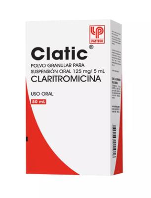 [9001031] CLATIC JARABE 125 MG/5 ML X 80 ML (CLARITROMICINA)