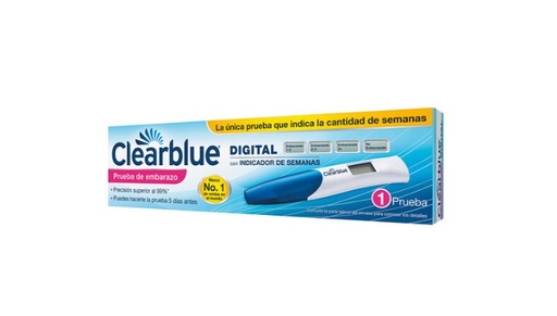 [9025377500435120050] CLEARBLUE TEST EMBARAZO DIGITAL/INDICADOR SEMANAS X 1 UNID