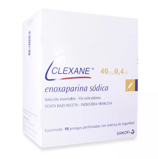 [905424] CLEXANE 40 MG/0,4 ML X 10 JER (ENOXAPARINA)(CONTRA PEDIDO)