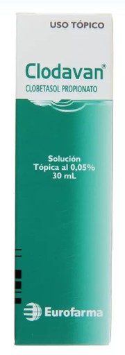 [7800046005624] CLODAVAN SOLUCION TOPICA X 30 ML (CLOBETASOL)***