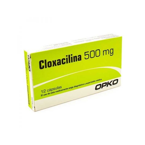 [1522878919088] CLOXACILINA 500 MG OPKO X 12 CAPS (GENER)  (PTM)