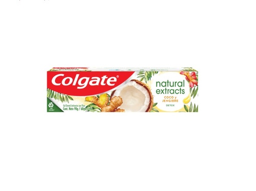 [6920354822223] COLGATE PASTA NATURAL EXTRACTS COCO JENGIBRE DETOX X 90 G***