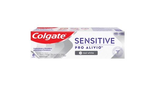 [901368] COLGATE PASTA PRO ALIVIO WHITENING REAL WHITE X 110 GR