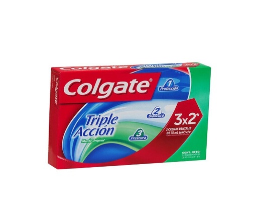 [903482] COLGATE PASTA TRIPLE ACCION 75 ML 3 X 2