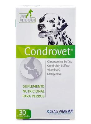 [903729] CONDROVET X 30 COMP (GLUCOSAMINA/CONDROITINA/VIT C/MANGANESO) (VET)