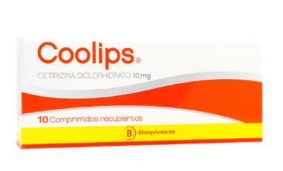 [904072] COOLIPS 10 MG X 10 COMP (CETIRIZINA)