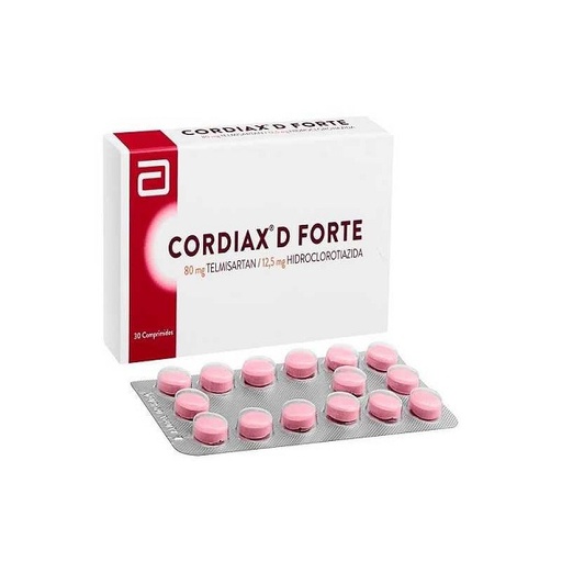 [902906] CORDIAX D FORTE 80/12.5 X 30 COMP (TELMISARTAN/HIDROCLOROTIAZIDA)***